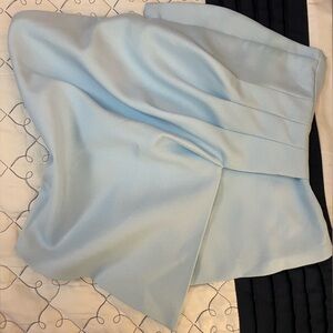 Elegant Light Blue Women's Skirt